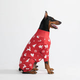 Pyjama de Noël pour chien - Joie Rouge