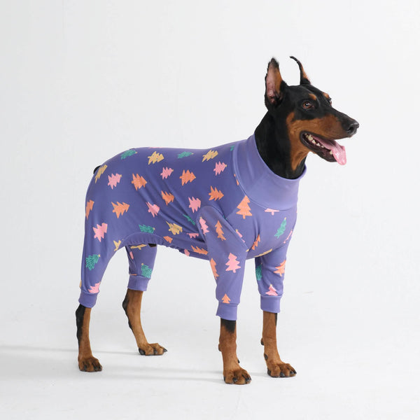 Pyjama de Noël pour chien - Arbres Sucre d’Orge