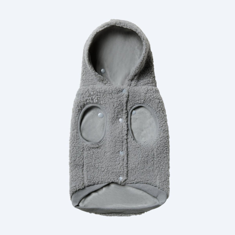 Pull Teddy Sherpa - Gris argenté