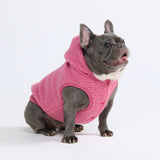 Pull Teddy Sherpa - Dunkelpink