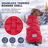 Red Thermosonic Winter Jacket||size:S,M,L,XL,2XL,3XL,4XL