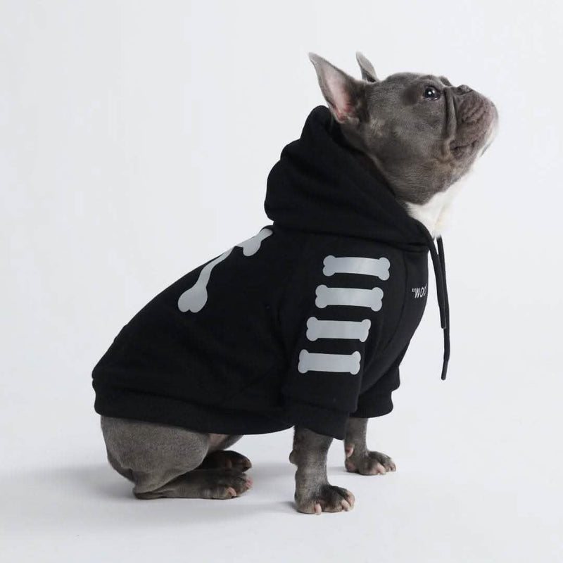 Woof Black Hoodie