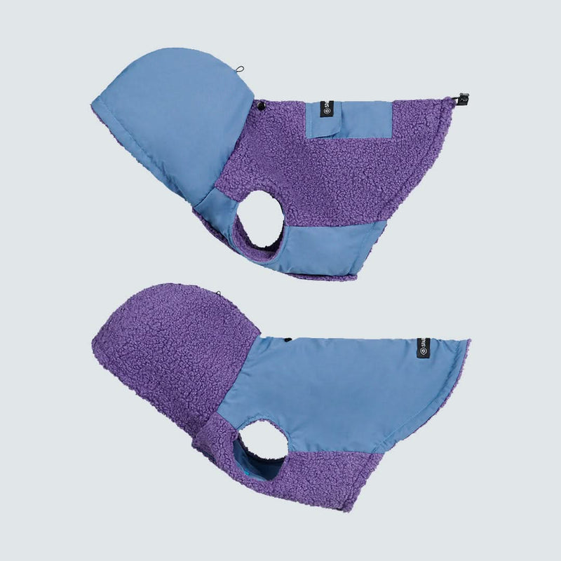 Veste réversible - Violet et bleu