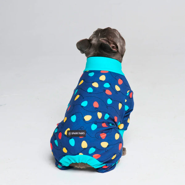 Pyjama pour chien - Lumières de Noël