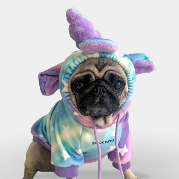 Sweat à Capuche Halloween pour Chien – Licorne