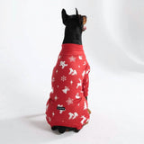 Pyjama de Noël pour chien - Joie Rouge
