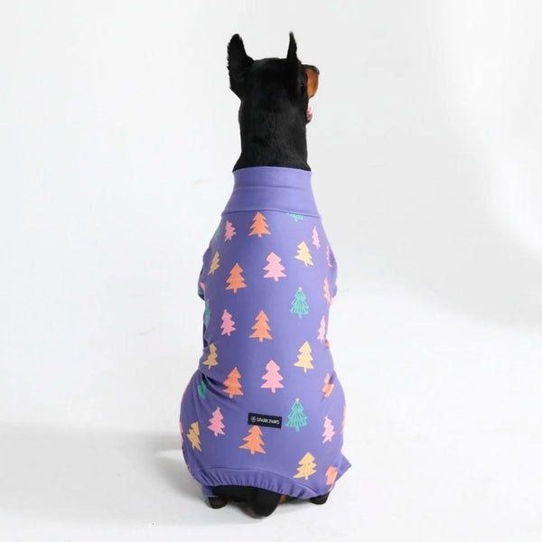 Pyjama de Noël pour chien - Arbres Sucre d’Orge