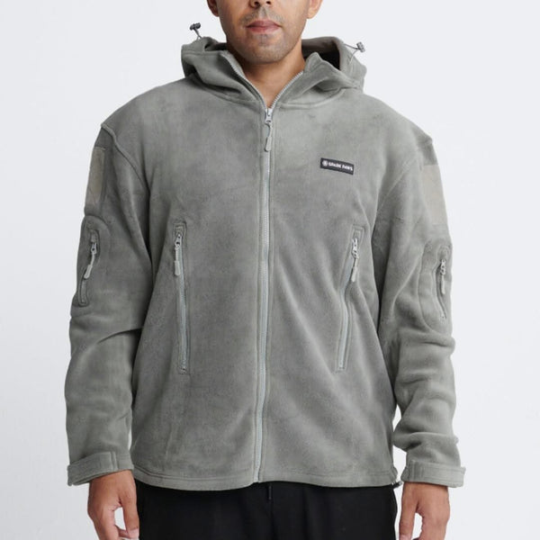 Sweat à capuche CozyFlex Utility Human - Gris