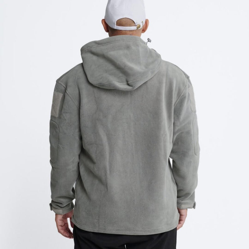 Sweat à capuche CozyFlex Utility Human - Gris