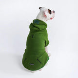Sweat à capuche pour chien CozyFlex Utility - Vert