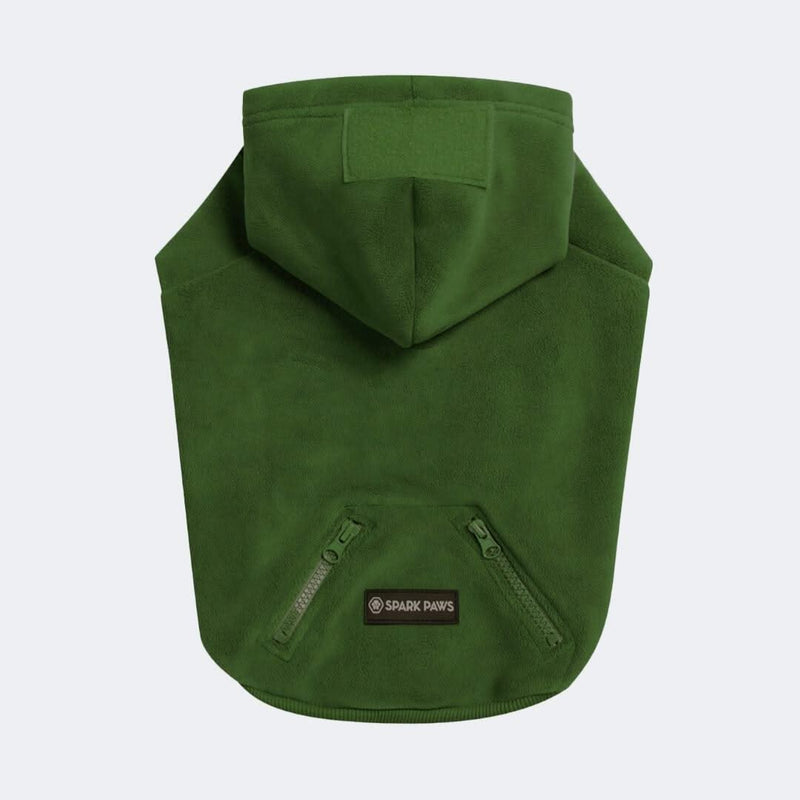 Sweat à capuche pour chien CozyFlex Utility - Vert