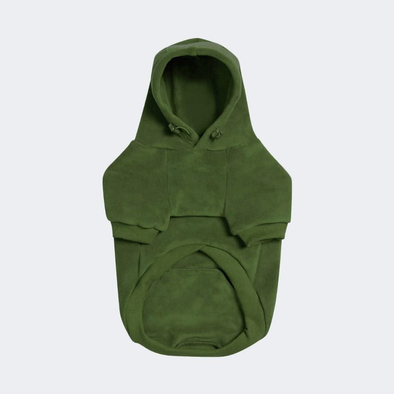 Sweat à capuche pour chien CozyFlex Utility - Vert