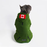 Sweat à capuche pour chien CozyFlex Utility - Vert