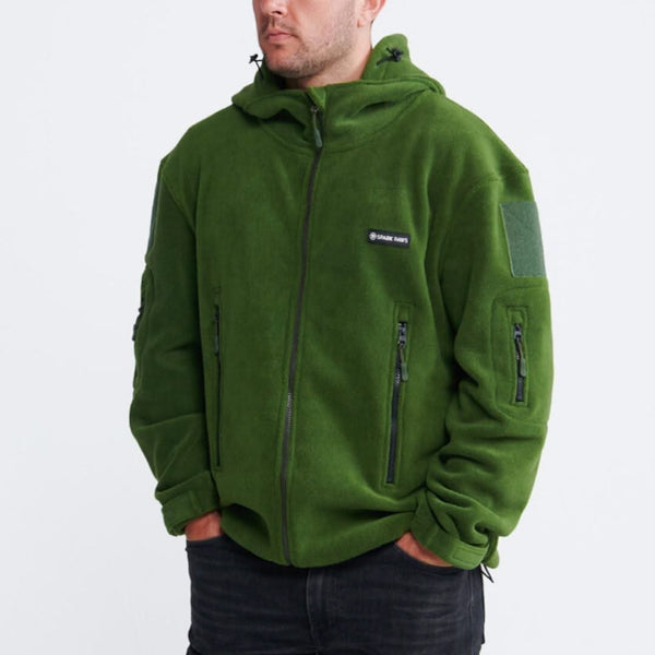 Sweat à capuche CozyFlex Utility Human - Vert