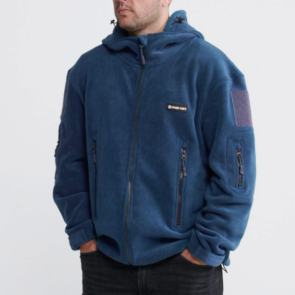 Sweat à capuche CozyFlex Utility Human - Bleu