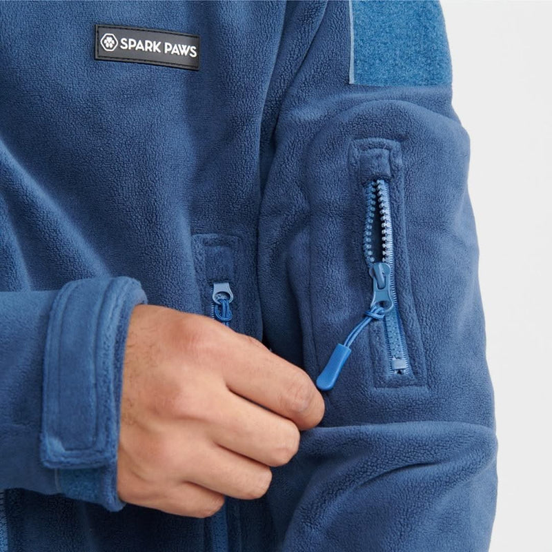 Sweat à capuche CozyFlex Utility Human - Bleu