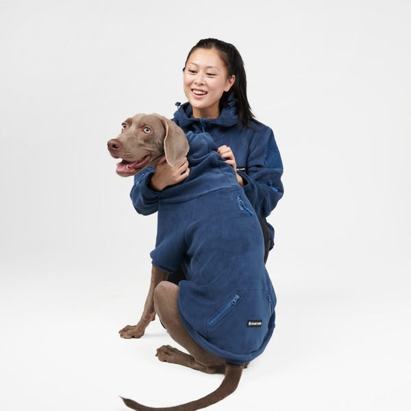 Sweat à capuche CozyFlex Utility Human - Bleu