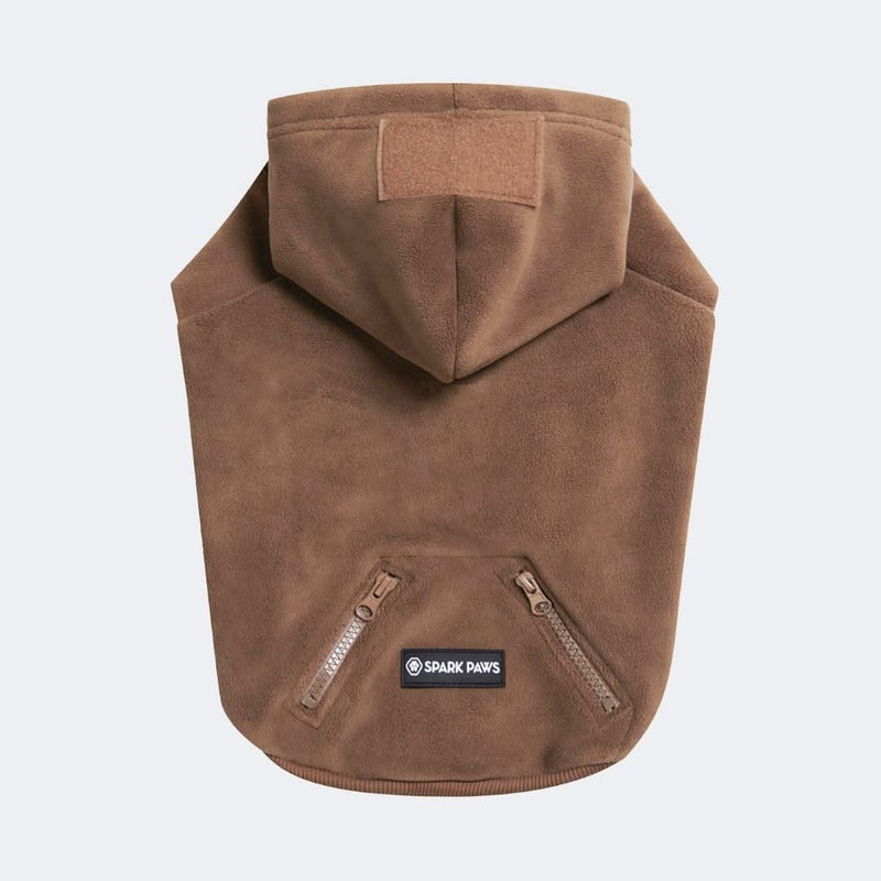 Sweat à capuche pour chien CozyFlex Utility - Marron