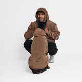 Sweat à capuche pour chien CozyFlex Utility - Marron
