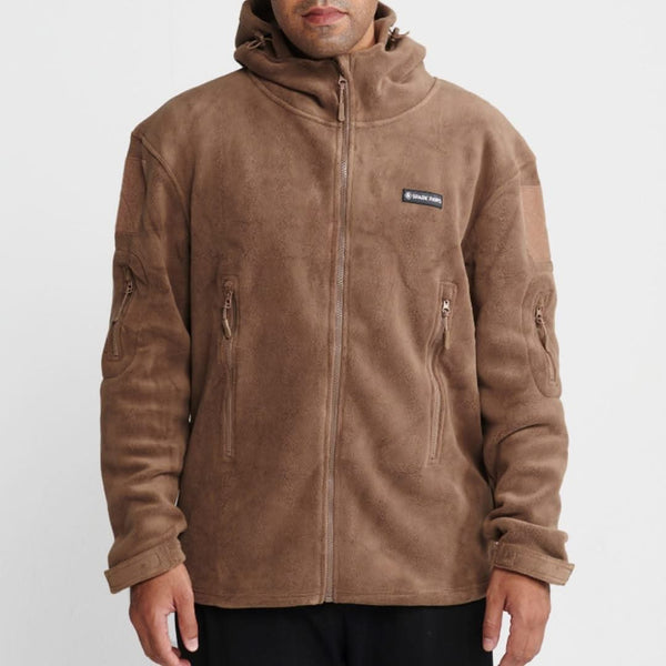 Sweat à capuche CozyFlex Utility Human - Marron