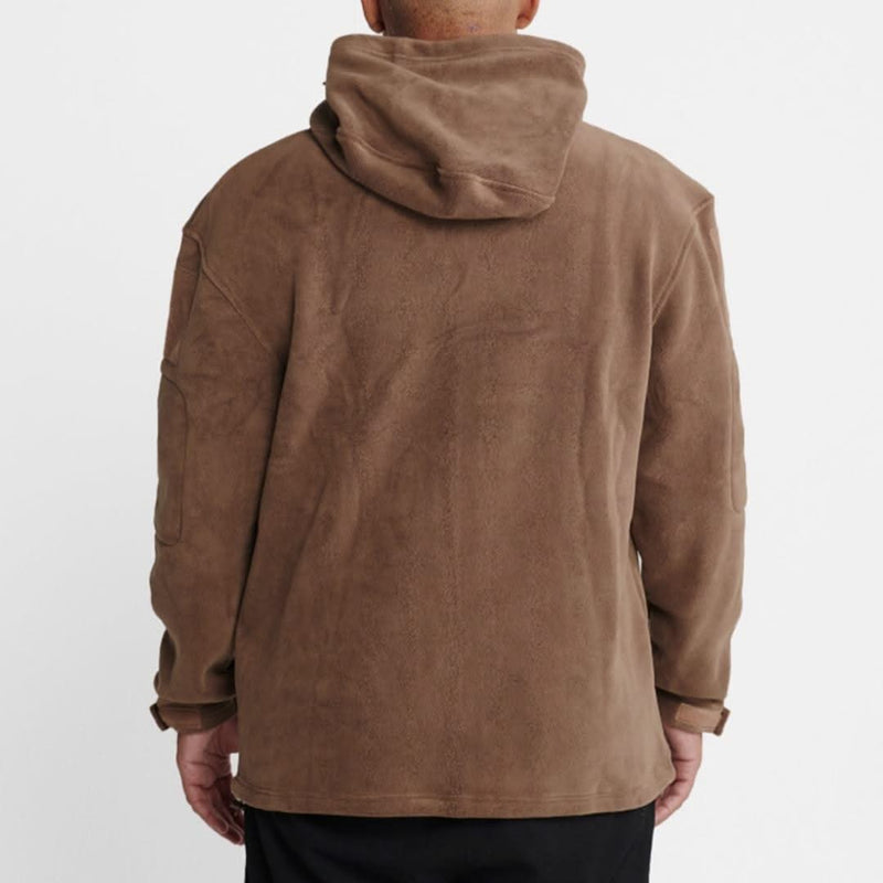 Sweat à capuche CozyFlex Utility Human - Marron