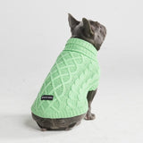 Pull en tricot pour chien - Vert menthe