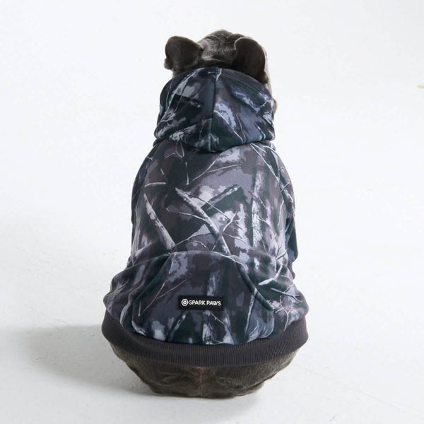Sweats à capuche Concrete Wood pour chiens – Asphalte