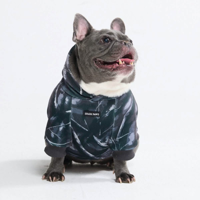 Sweats à capuche Concrete Wood pour chiens – Asphalte