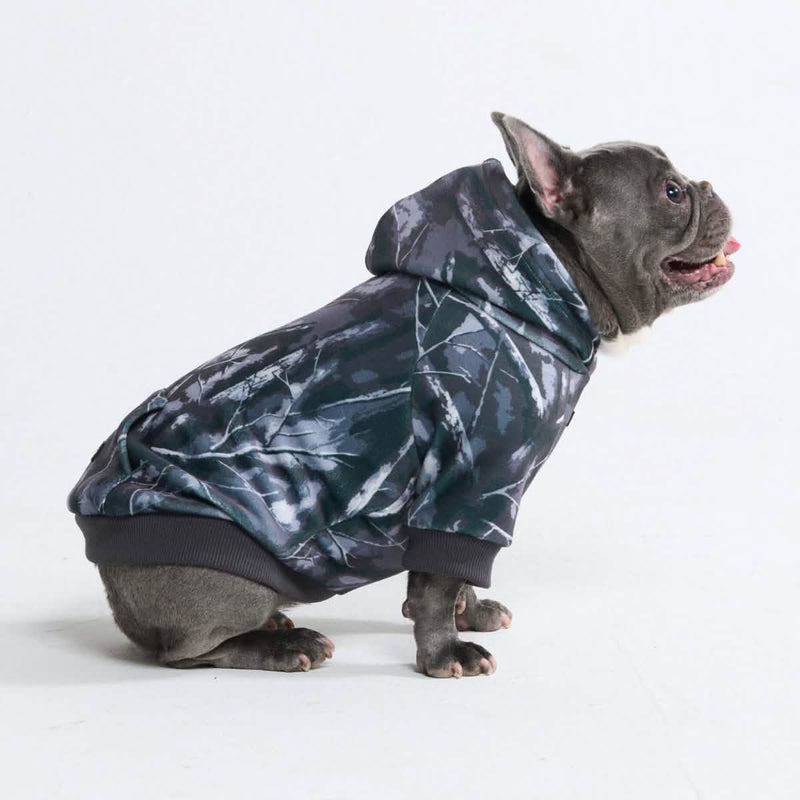 Sweats à capuche Concrete Wood pour chiens – Asphalte