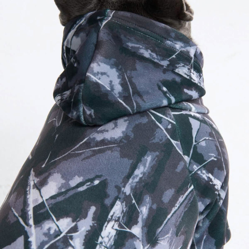 Sweats à capuche Concrete Wood pour chiens – Asphalte