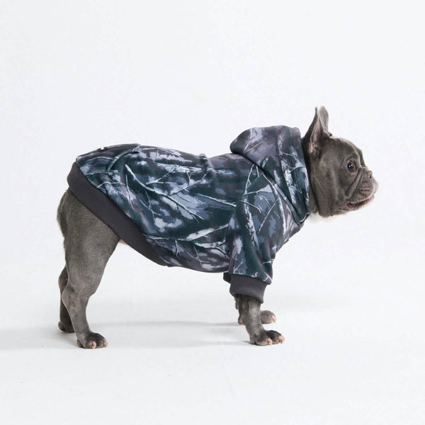 Sweats à capuche Concrete Wood pour chiens – Asphalte