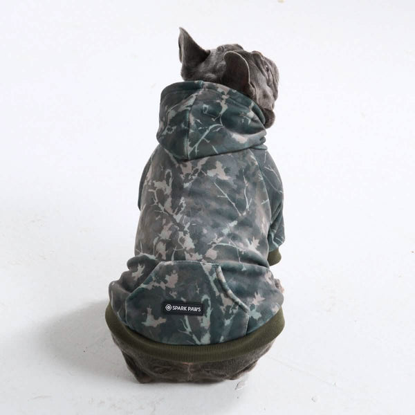 Sweats à capuche Concrete Wood pour chiens – Bois