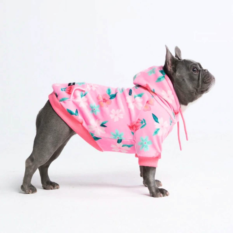 Blossom Hoodie pour Chien - Rose