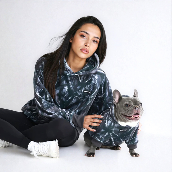 Sweats à capuche Concrete Wood pour humains – Asphalte