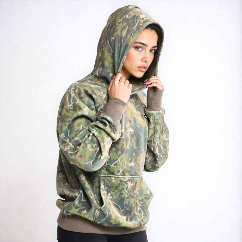 Sweats à capuche Concrete Wood pour humains – Mousse