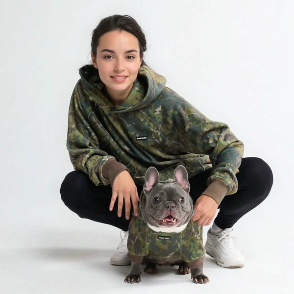Sweats à capuche Concrete Wood pour humains – Mousse