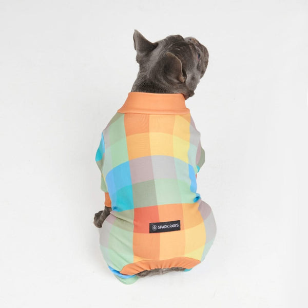 Pyjama pour chien - Mélange à carreaux
