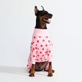 Pyjama pour chien - Cœurs Roses