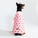 Pyjama pour chien - Cœurs Roses
