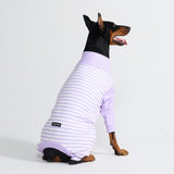 Pyjama pour chien - Rayures Violettes