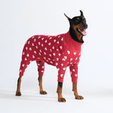 Pyjama pour chien - Cœurs Rouges