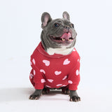 Pyjama pour chien - Cœurs Rouges