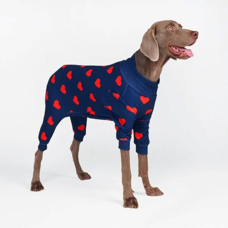 Pyjama pour chien - Coeurs