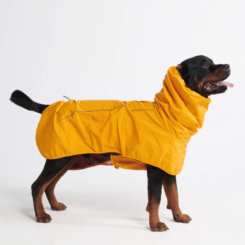 Breatheshield™ Imperméable pour chien - Jaune moutarde