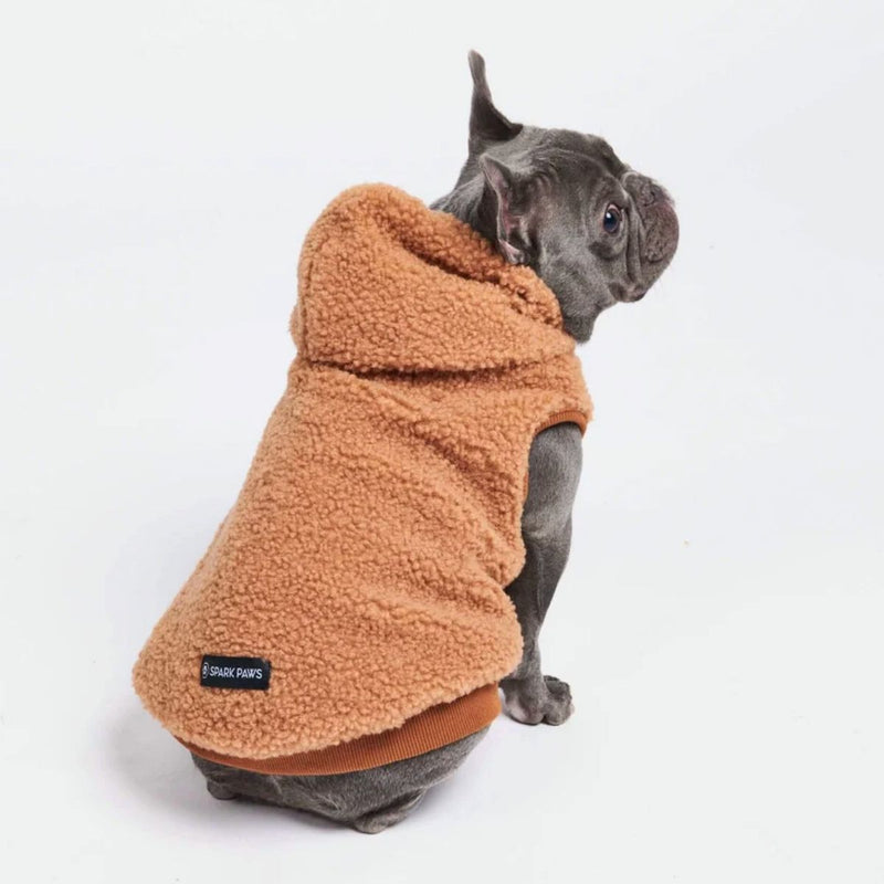 Veste Sherpa Teddy - Marron