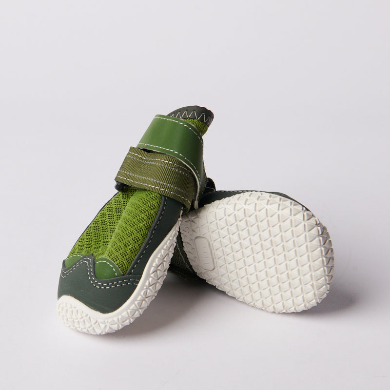 Chaussures pour chien sur pavé chaud - Vert