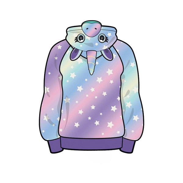 Sweat à Capuche Halloween pour Humain – Licorne