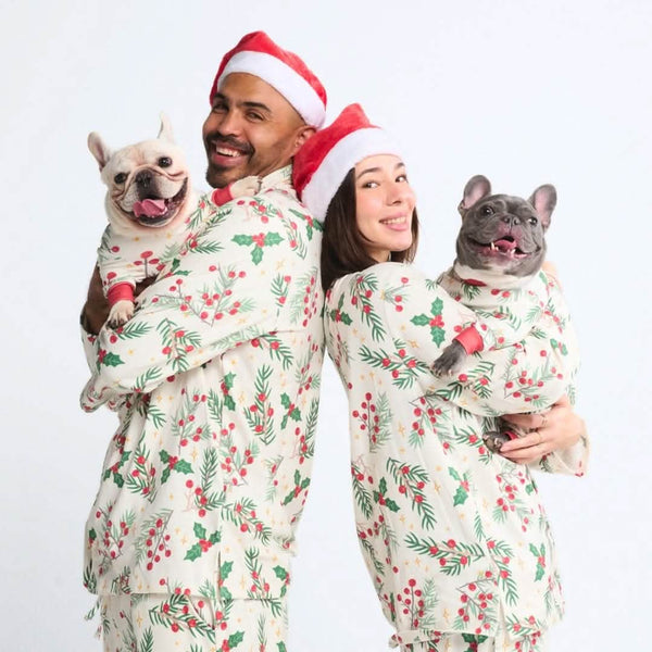 Pyjama de Noël pour chien - Le gui