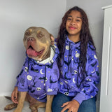 Sweat à capuche Halloween pour chien - Violet