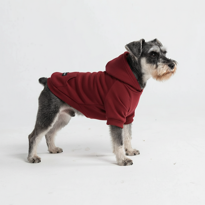 Pull à Capuche Essentiel Pour Chien - Bourgogne